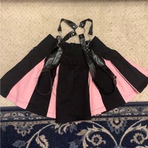 Dolls Kill Current Mood Last Second Chance Pleated Skirt